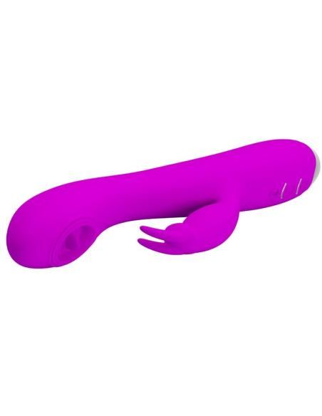 Pretty love - rachel vibrador recargable con succionador morado