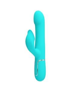 Pretty love - vibrador rabbit perlas verde agua