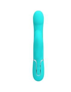 Pretty love - vibrador rabbit perlas verde agua 2
