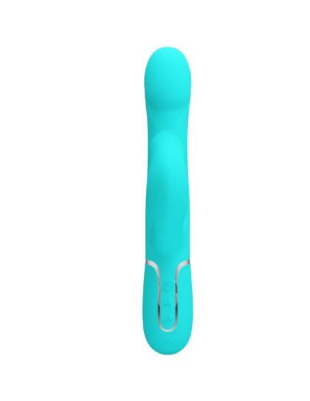 Pretty love - vibrador rabbit perlas verde agua