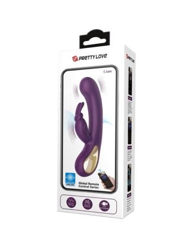Pretty love - liam vibrador rabbit & estimulador punto g morado