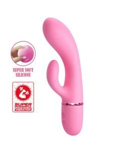Pretty love - marski vibrador rabbit & punto g rosa
