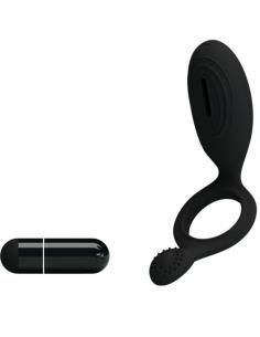 Pretty love - ethel anillo vibrador con estimulador