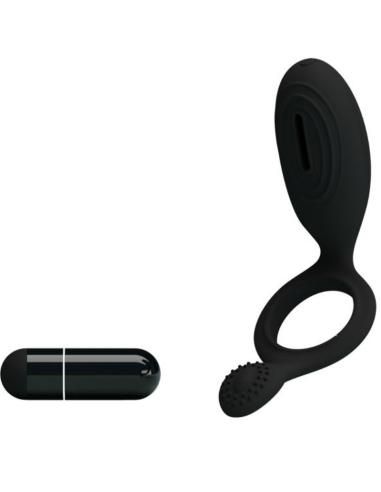 Pretty love - ethel anillo vibrador con estimulador