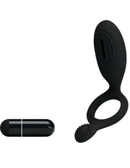 Pretty love - ethel anillo vibrador con estimulador