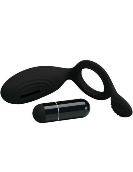 Pretty love - ethel anillo vibrador con estimulador