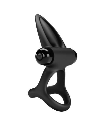 Pretty love - anillo vibrador 10 vibraciones silicona negro