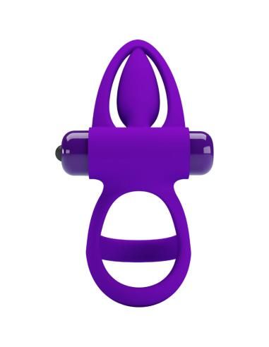 Pretty love - anillo vibrador 10 vibraciones silicona violeta