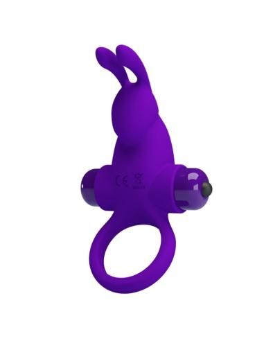 Pretty love - anillo vibrador i conejo para pene morado