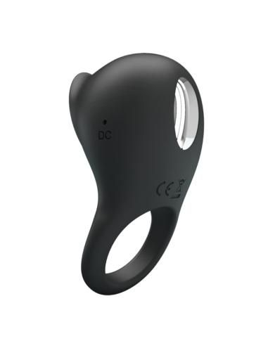 Pretty love - anillo vibrador para pene con lengua negro