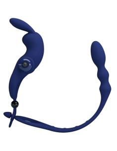 Pretty love - ayad anillo vibrador rabbit con plug azul 2