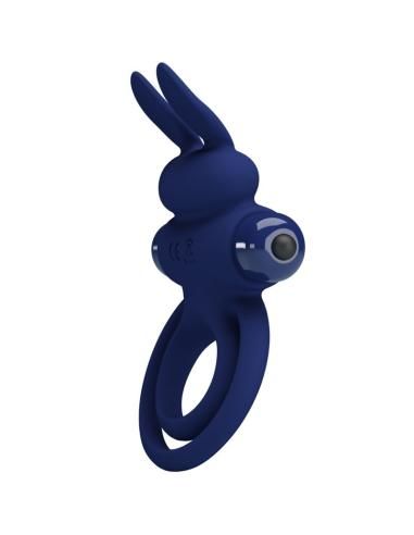 Pretty love - darey doble anillo vibrador rabbit azul