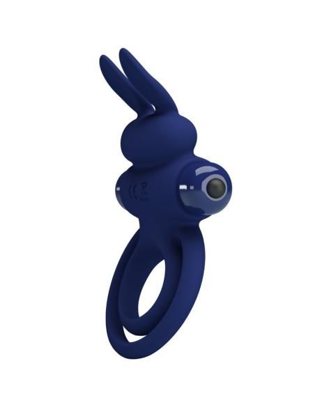 Pretty love - darey doble anillo vibrador rabbit azul