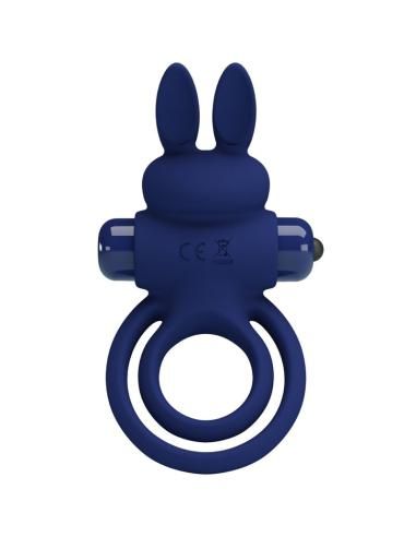 Pretty love - darey doble anillo vibrador rabbit azul
