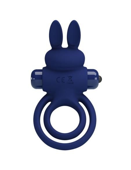Pretty love - darey doble anillo vibrador rabbit azul