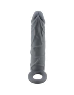 Pretty love - funda de pene de piel realÍstica gris oscuro