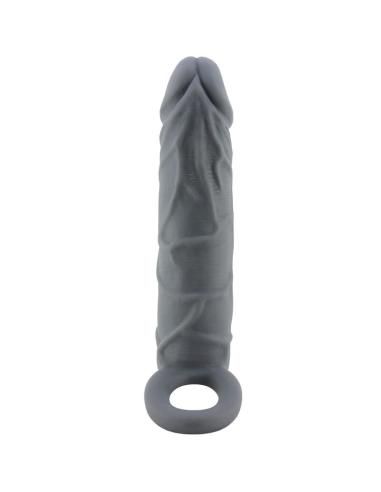 Pretty love - funda de pene de piel realÍstica gris oscuro