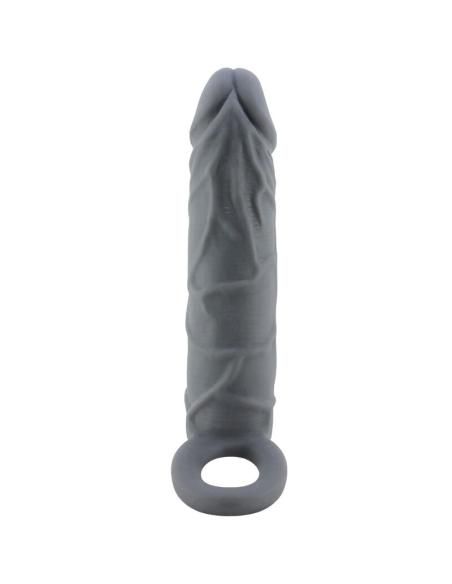 Pretty love - funda de pene de piel realÍstica gris oscuro