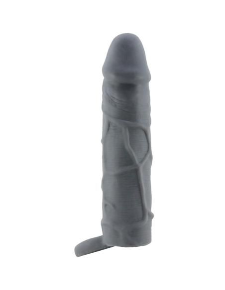 Pretty love - funda de pene de piel realÍstica gris oscuro