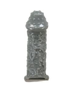 Pretty love - funda realÍstica alargadora y retardante para pene modelo 2 gris