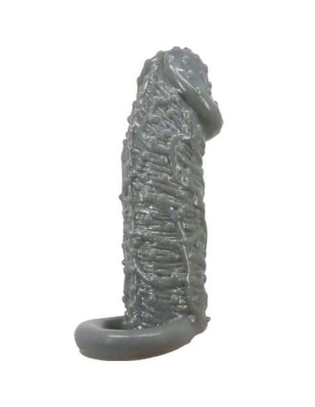 Pretty love - funda realÍstica alargadora y retardante para pene modelo 2 gris