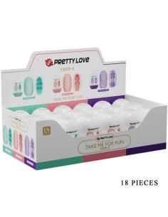 Pretty love - cupid x 18 masturbadores masculinos diferentes texturas