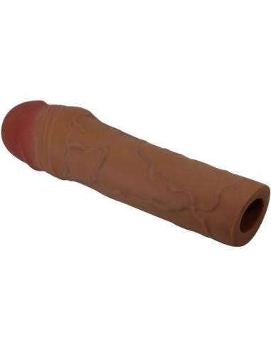 Pretty love - chane funda para pene con extensiÓn de 5 cm mulato