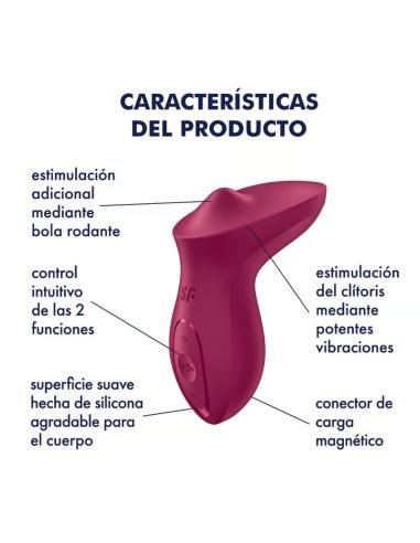 Satisfyer - exciterrr vibrador lay-on clÍtoris fucsia