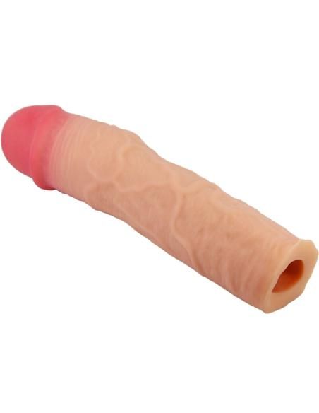 Pretty love - stevenson funda pene con extensiÓn de 7.6 cm natural