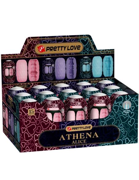 Pretty love - athena alice pack 15 masturbadores masculinos varios
