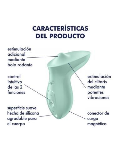 Satisfyer - exciterrr vibrador lay-on clÍtoris menta