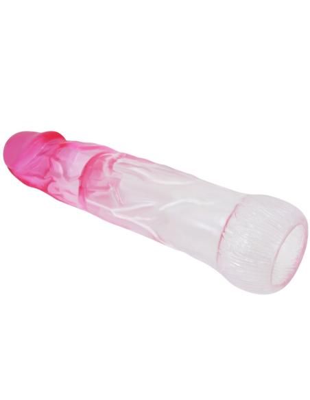 Pretty love - neron funda realÍstica alargadora de 6 cm para pene rosa