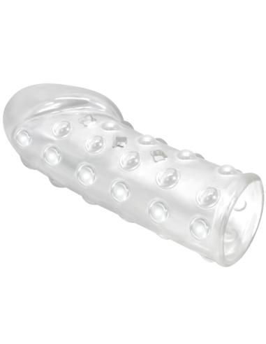Pretty love - funda para pene apretada y voluminizadora transparente