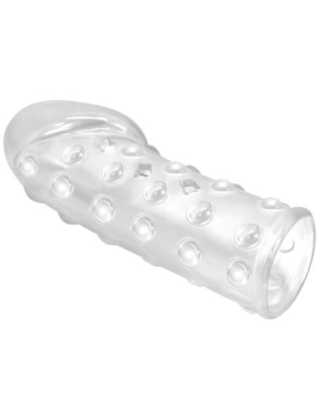 Pretty love - funda para pene apretada y voluminizadora transparente