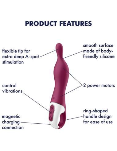 Satisfyer - amazing 1 vibrador punto a berry