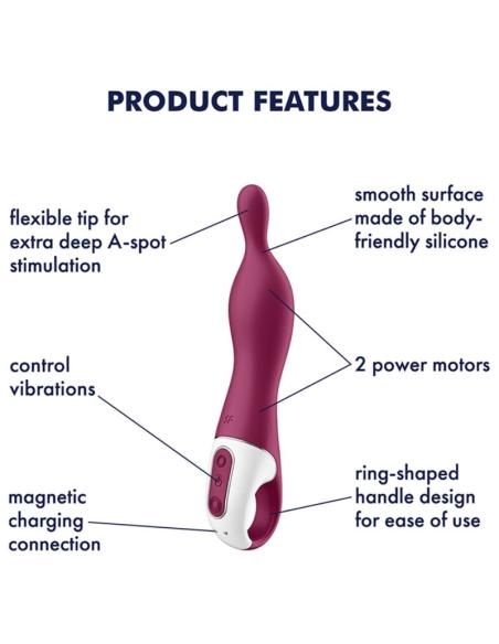 Satisfyer - amazing 1 vibrador punto a berry