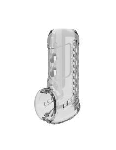 Pretty love - funda para pene texturizada transparente 2