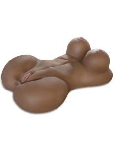 Extreme toyz - fuck me silly 2 torso femenino negra extra real