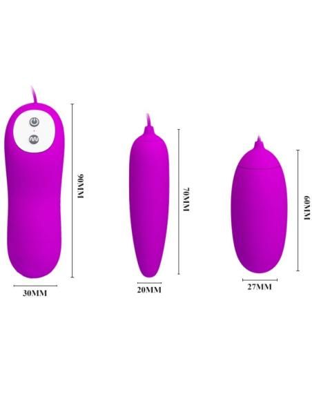 Pretty love - irma huevo vibrador doble