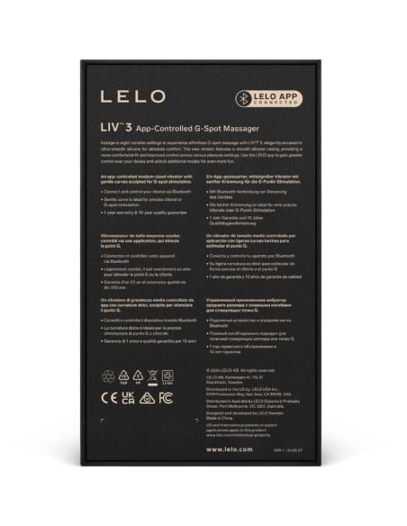 Lelo - liv™ 3 estimulador punto g rosa
