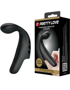 Pretty love - dedal vibrador gorgon negro 2