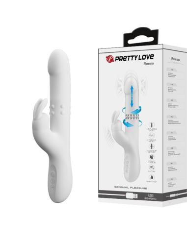 Pretty love - reese vibrador con rotaciÓn plateado