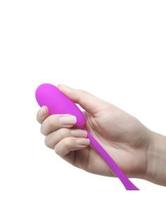 Pretty love - julius huevo vibrador impermeble & recargable morado