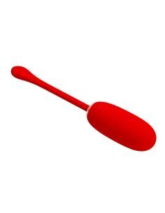 Pretty love - julius huevo vibrador impermeble & recargable rojo 2
