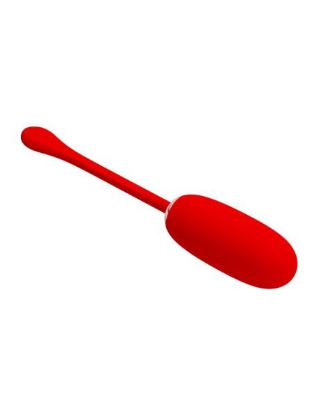 Pretty love - julius huevo vibrador impermeble & recargable rojo