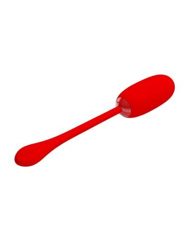 Pretty love - julius huevo vibrador impermeble & recargable rojo