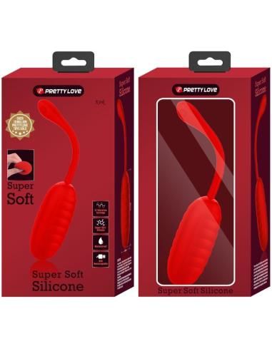 Pretty love - kirk huevo vibrador recargable rojo
