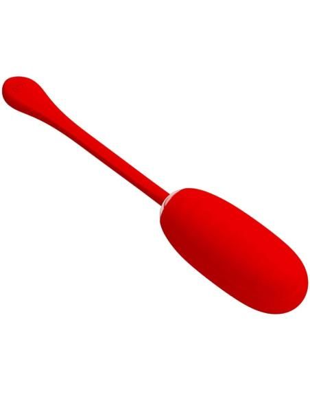 Pretty love - kirk huevo vibrador recargable rojo