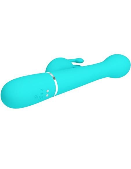 Pretty love - dejon vibrador rabbit 3 en 1 multifunciÓn verde agua