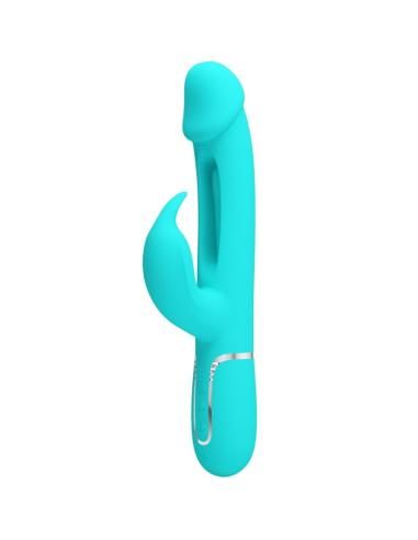 Pretty love - kampas vibrador rabbit 3 en 1 multifunciÓn con lengua verde agua
